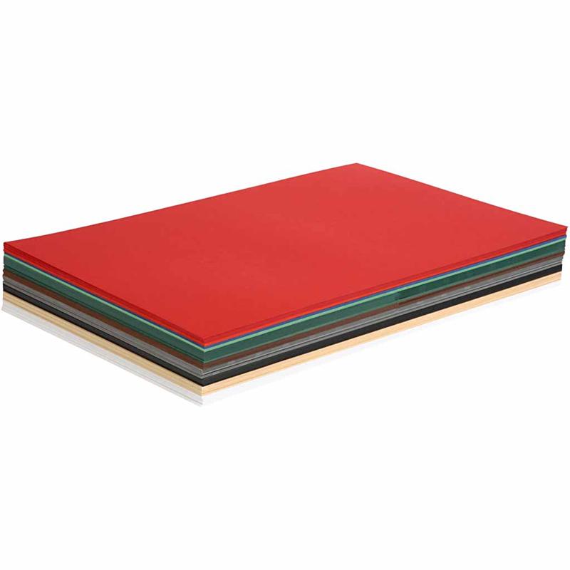 Colortime kerst karton, a3, vel 297x420 mm, 180 gr, diverse kleuren, 300 div vellen 1 doos