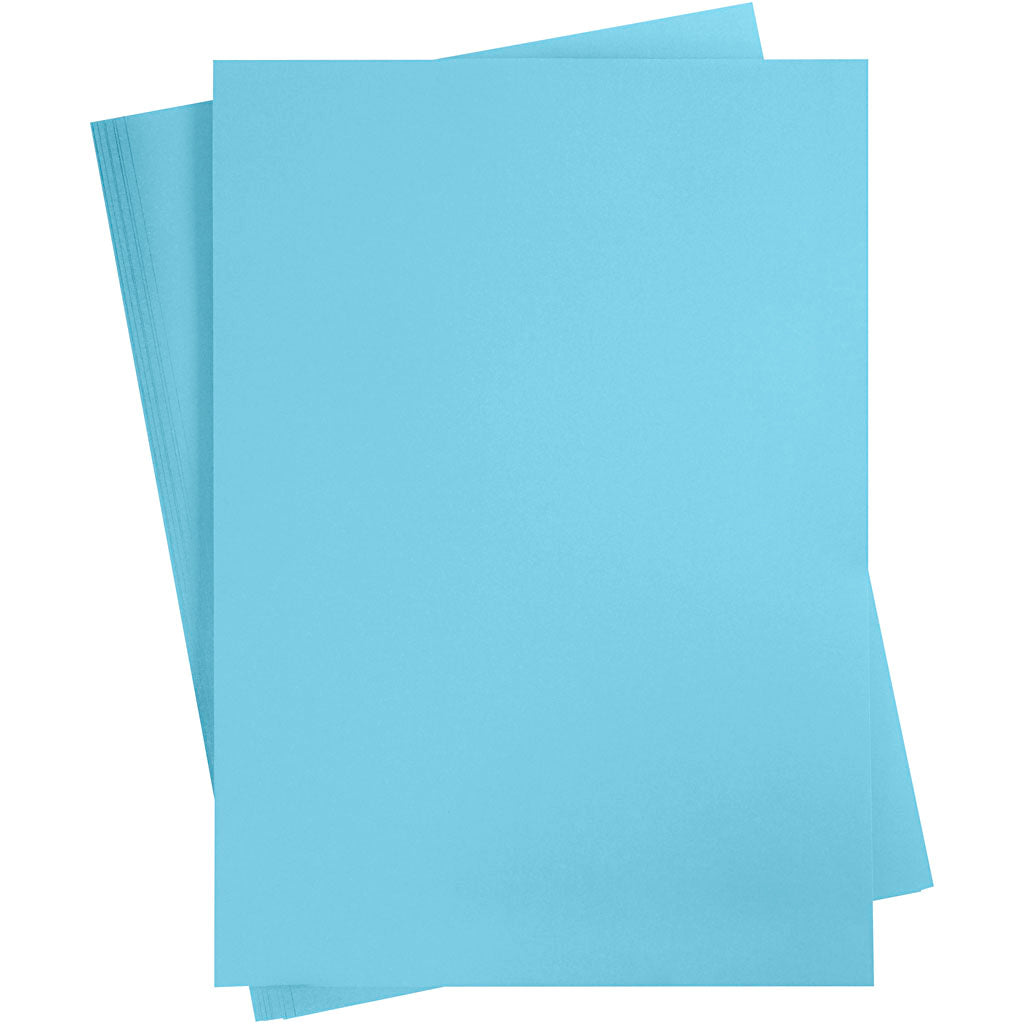 Creativ company gekleurd karton, a2, vel 420x594 mm, 180 gr, lichtblauw, 10 vel 1 doos