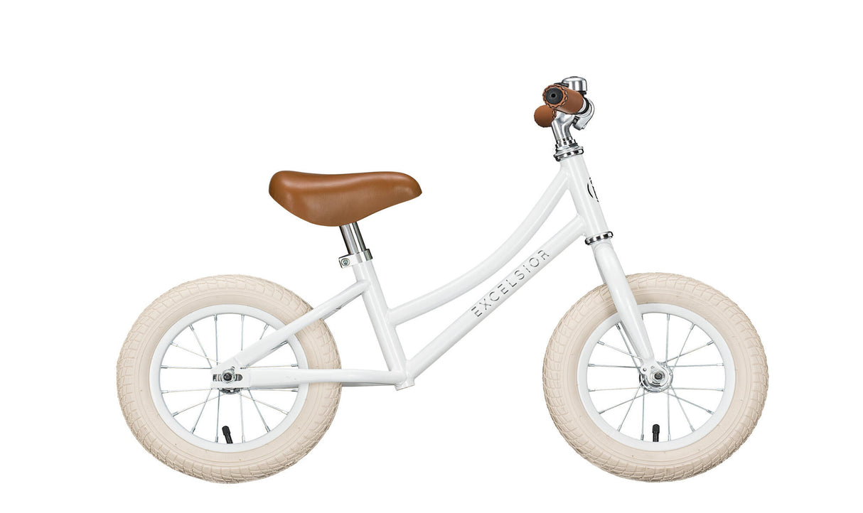 Excelsior balance bike retro runner (#1) runner excels. retro 12 cream