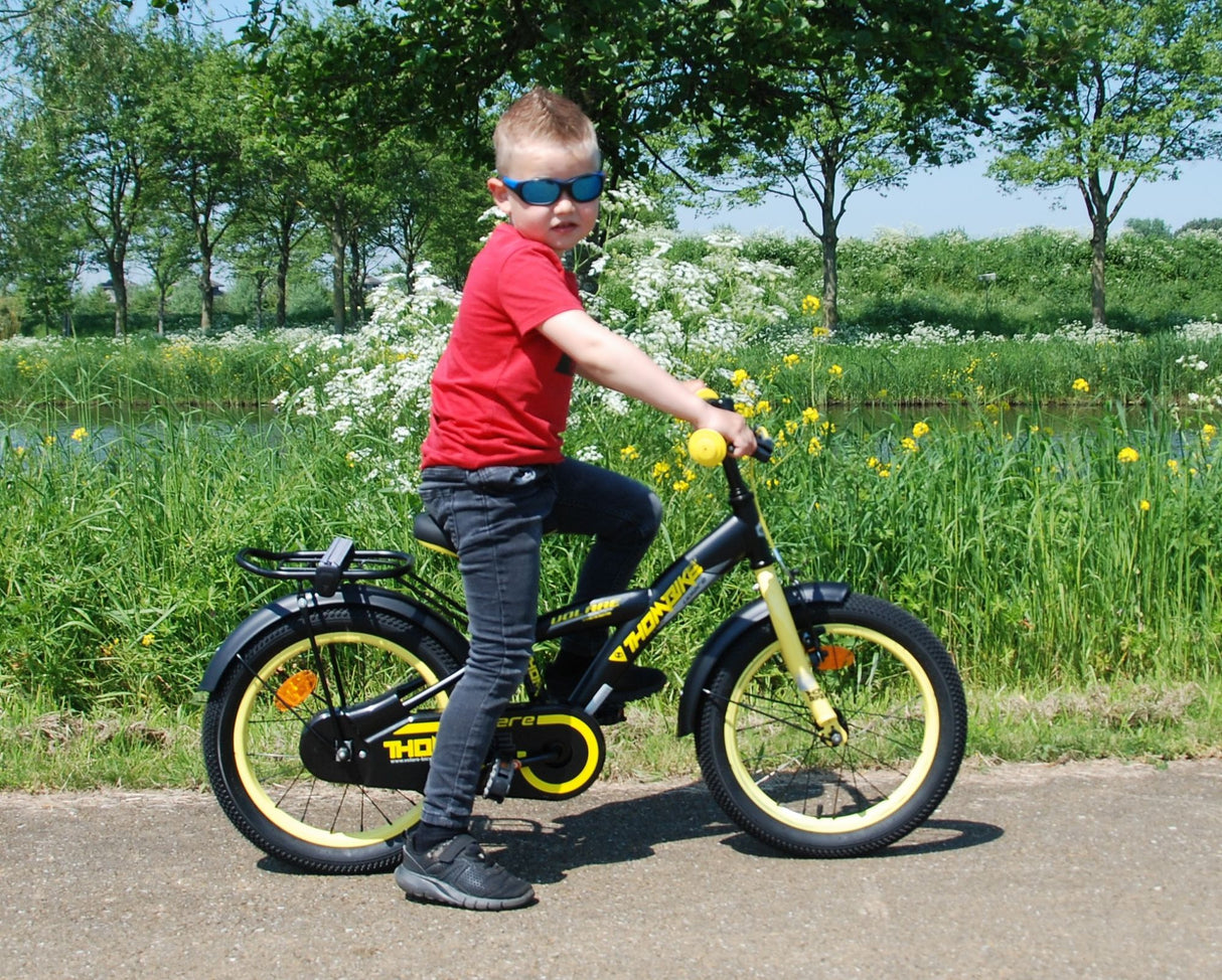 Volare Thombike Children's Bicycle - Boys - 16 inch - Black Yellow