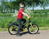 Volare Thombike Children's Bicycle - Boys - 16 inch - Black Yellow