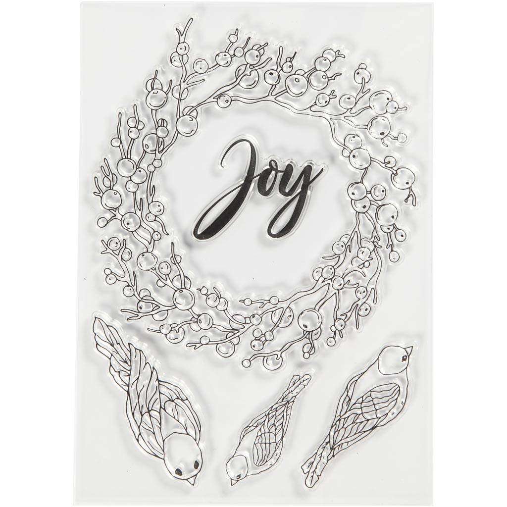 Viva decor silicone stamps, joy, size 10.5x15 cm, 1 sheet