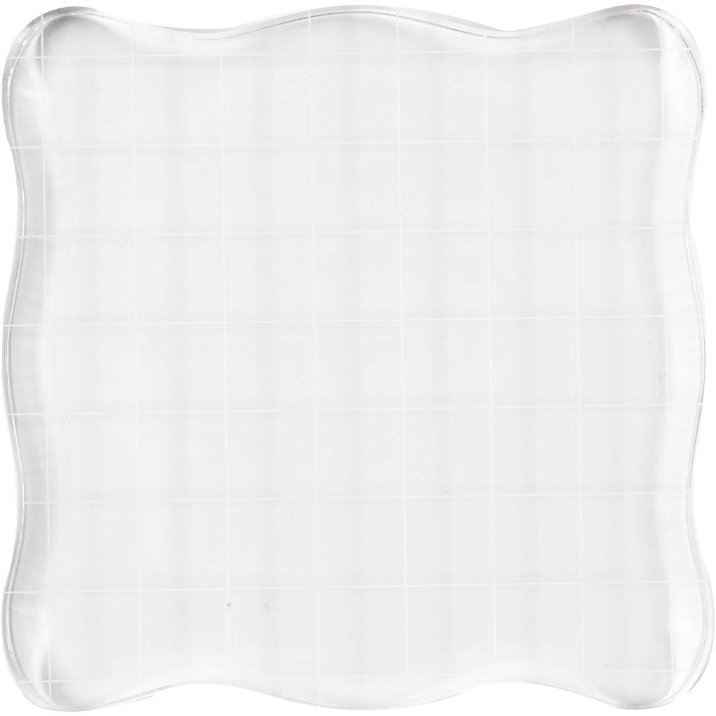 Creativ company stamp block, size 10x10 cm, thickness 1 cm, 1 piece