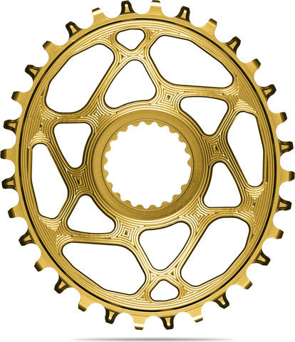 Absoluteblack oval chainring for shimano dm m9100 m8100 m7100 m6100 hg+ 12-speed