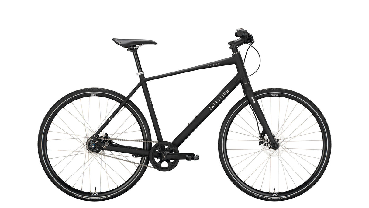 Excelsior urban bike trigger (#1) bike excels.trigger 28 53 diam. 8sp black matt