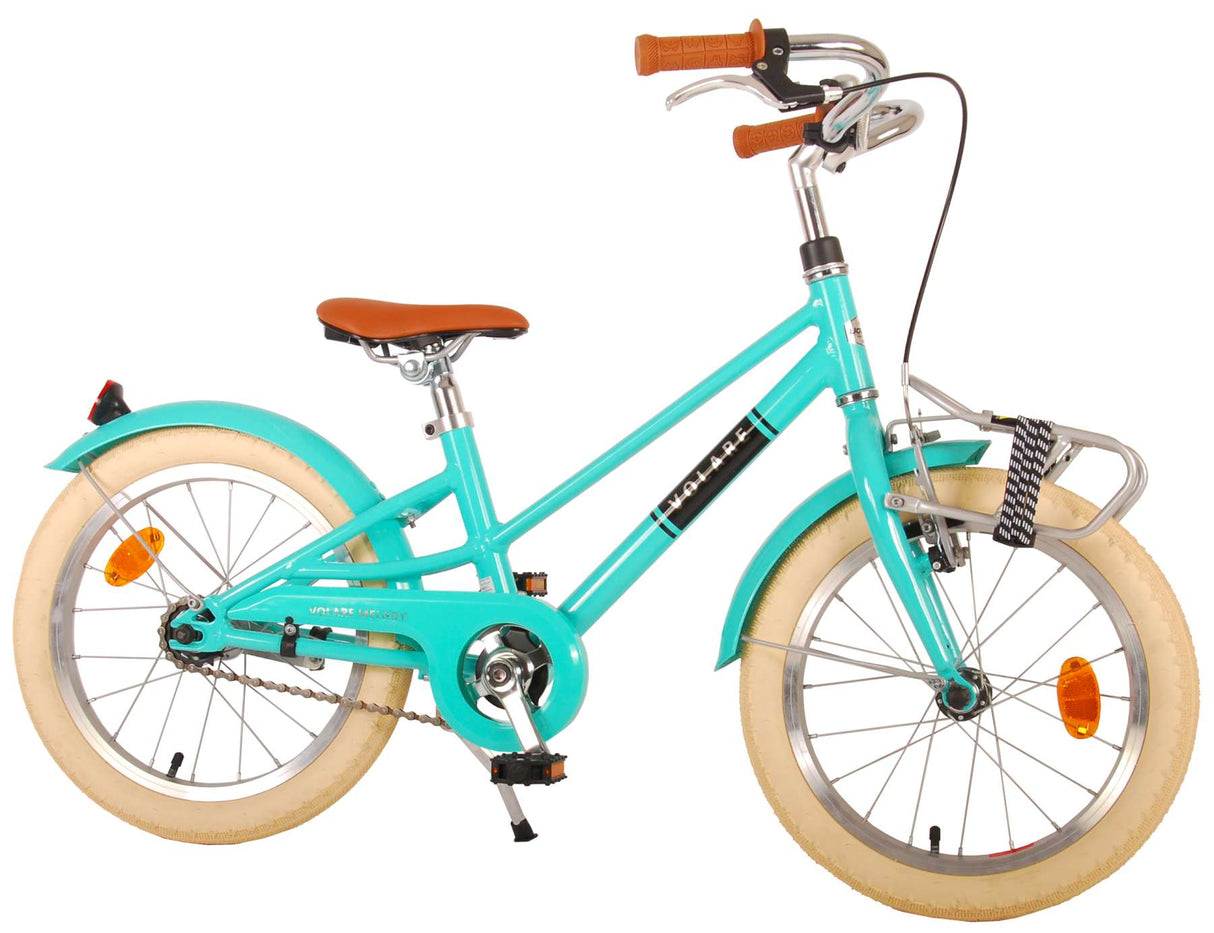 Volare Melody Children's Bicycle - Girls - 16 Inch - Turquoise - Prime Collection
