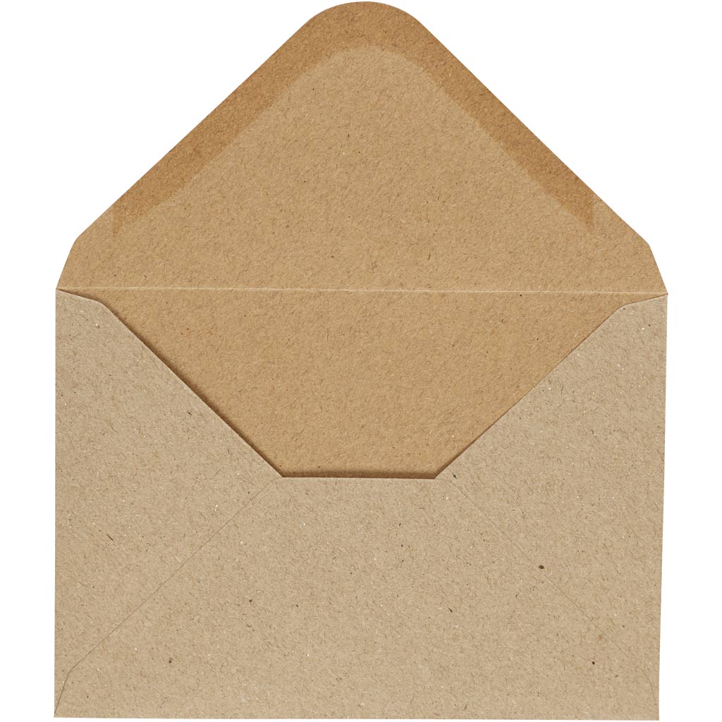 Creativ Company Envelope Natural, 11,5x15cm, 10st.