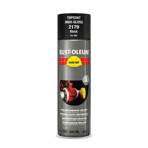 Rust-oleum spraydåse sort glans RAL9005 500ml