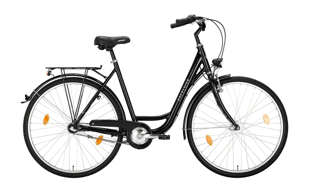 Excelsior stadsfiets road cruiser alu nd (#1) bike excels.road cruiser alu nd 28 55 3sp cb black