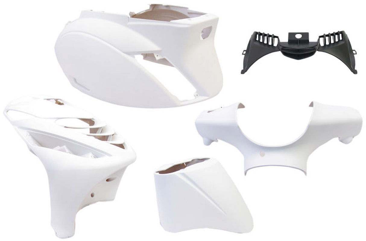 Edge Storge 5-piece for Piaggio ZIP-SP From year 2000-Matt white