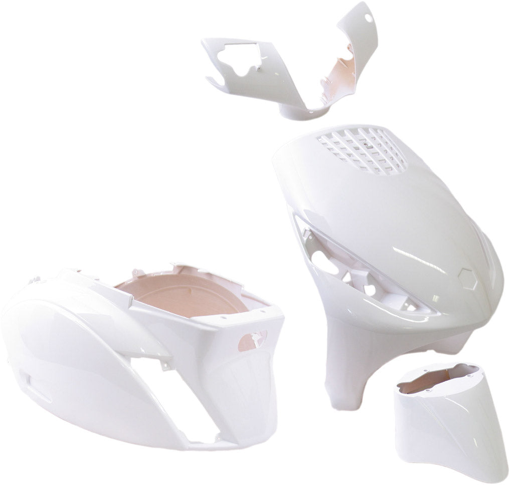 Edge Place 4 -piece for Piaggio Zip ZIP 2000 2T 4T from year 2000 - Glossy White