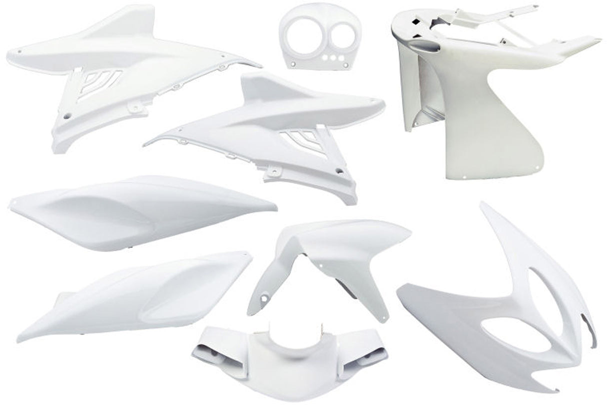 Edge Plate set Aerox up to year. 2014 9 piece white gloss