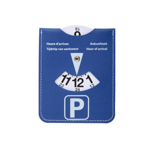 Parking disc for an electric vehicle