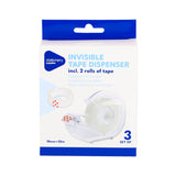 Adhesive tape with holder invisible
