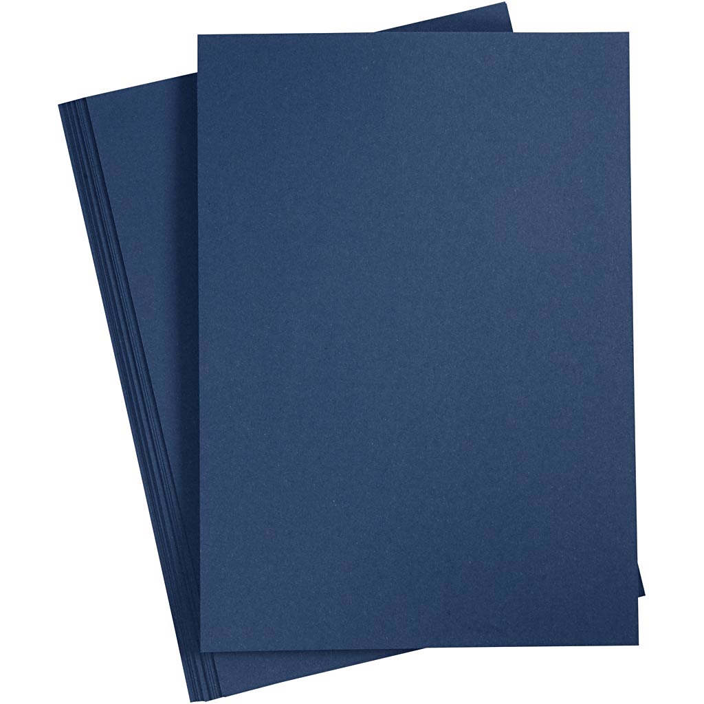 Creativ Company Cardboard Blue A4 220G, 10st.