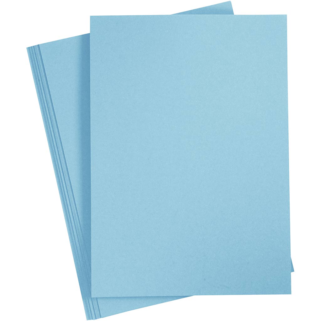 Creativ Company cardboard light blue A4 220G, 10st.