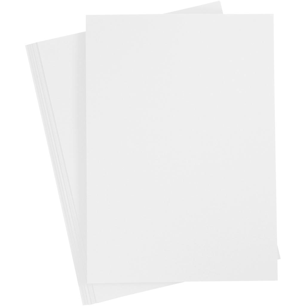 Creativ Company cardboard white A4 220G, 10st.