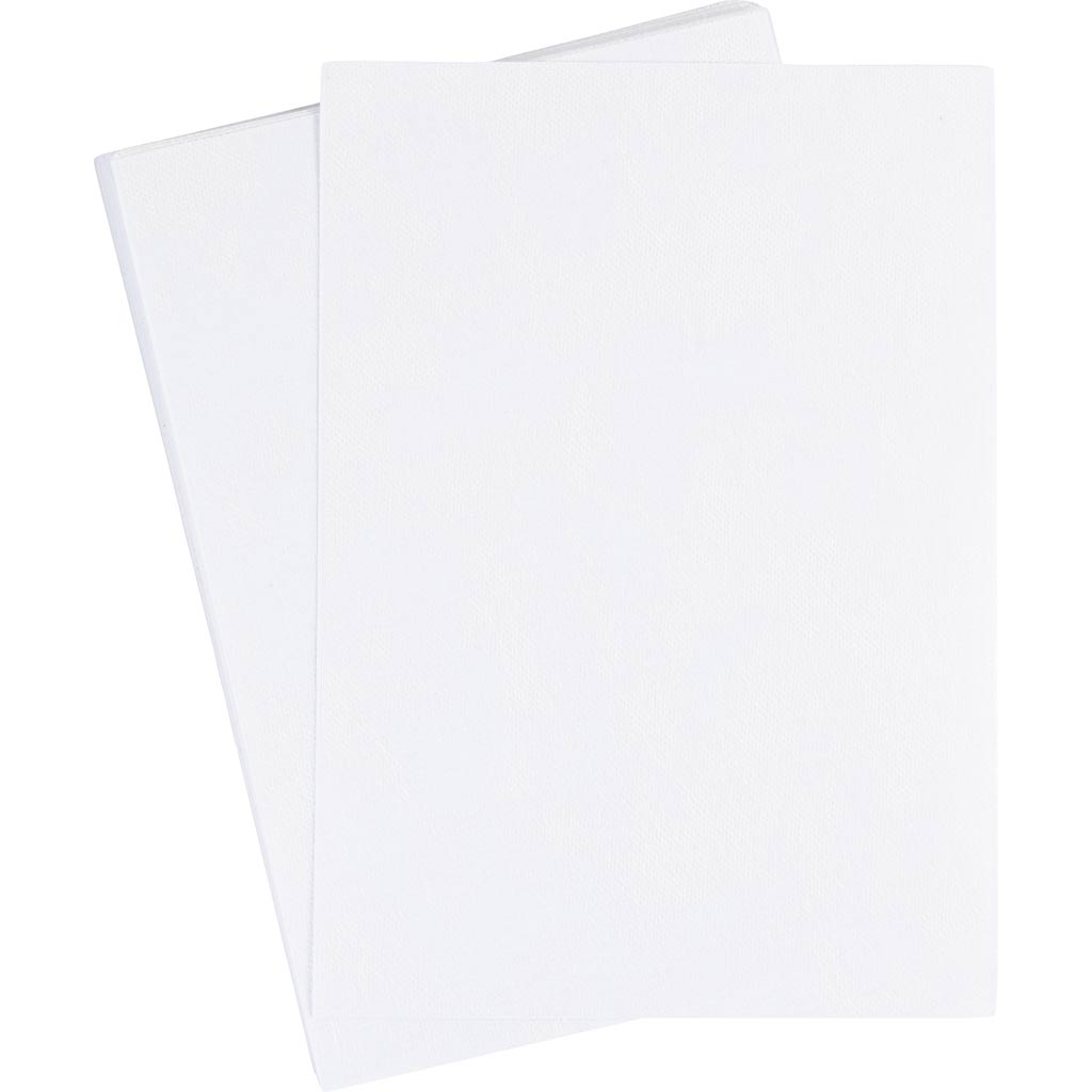 Creativ company wateroplosbare borduurvellen, a5, vel 148,5x210 mm, wit, 24 vel 1 doos
