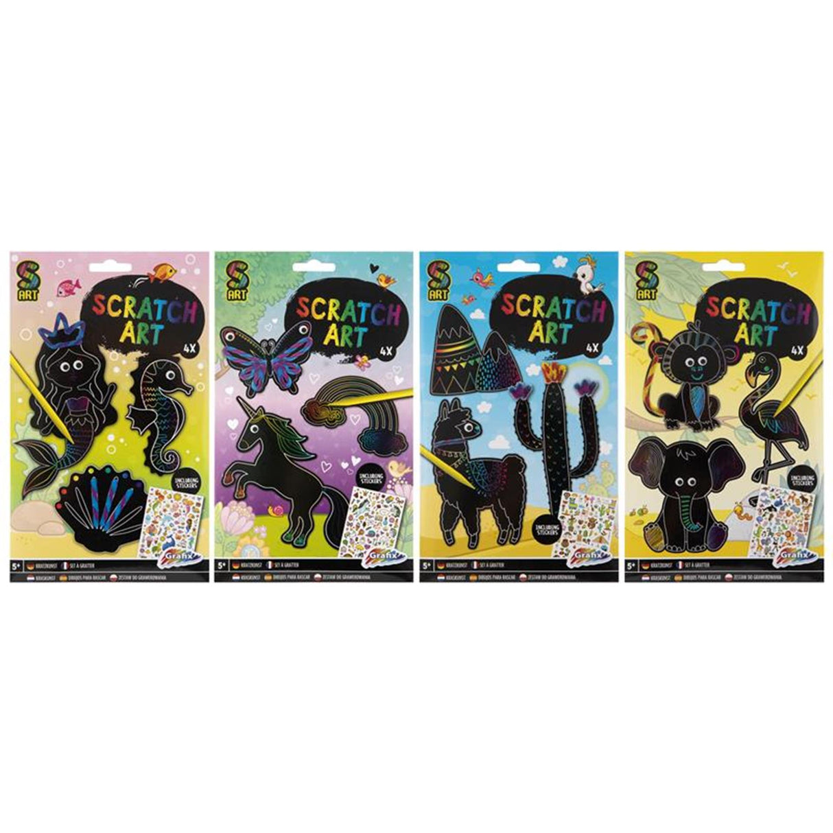 Make your own Scratch Art Girl