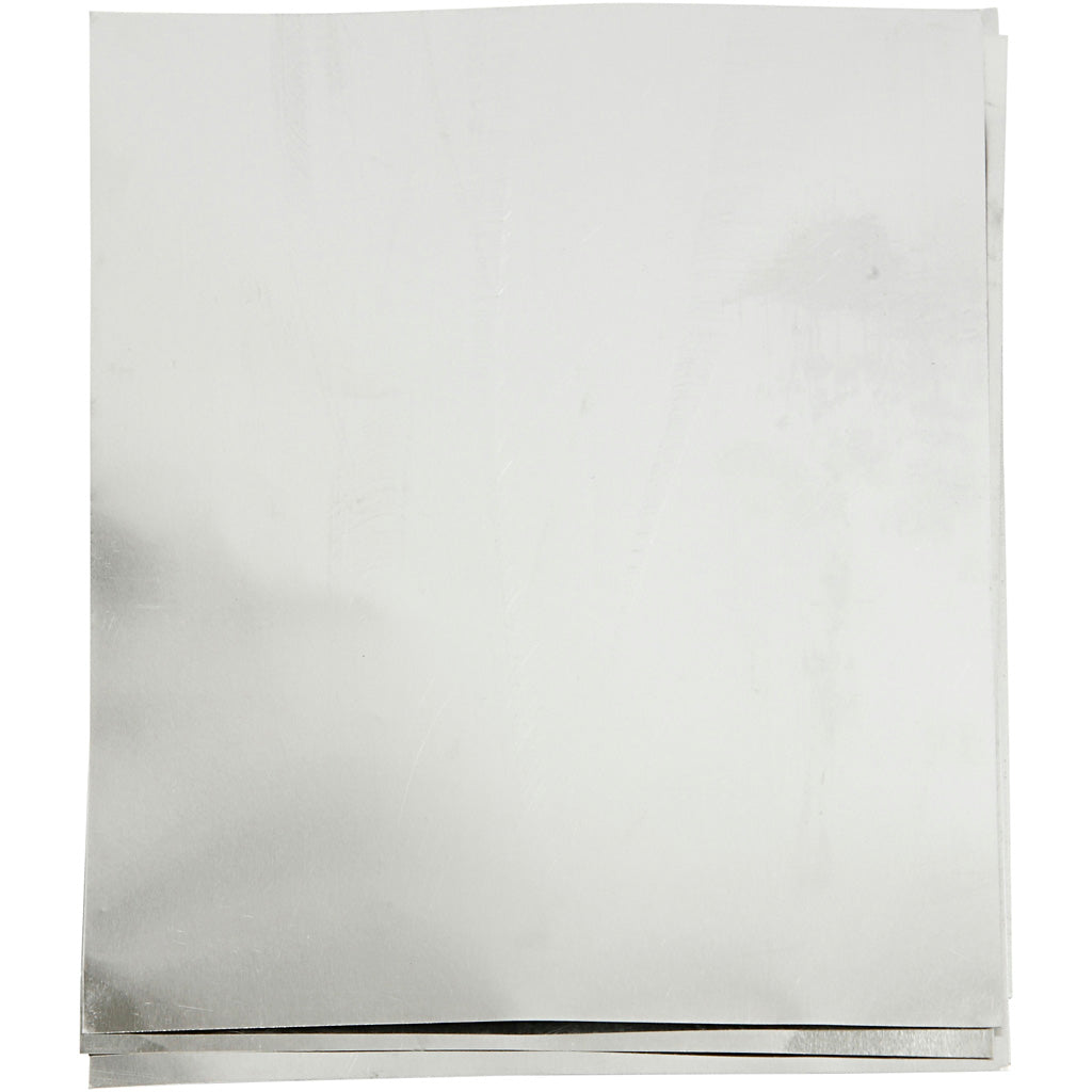 Creativ company reliëffolie, a5, vel 148x210 mm, dikte 0,9 mm, zilver, 10 stuk 1 doos
