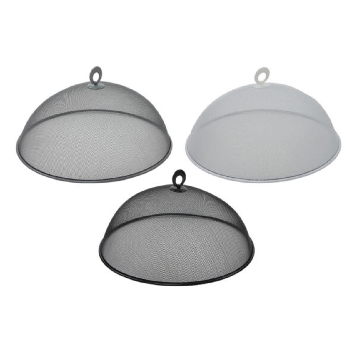 Lebensmittelabdeckung fliegendes Metall 35 cm 3 Assorti