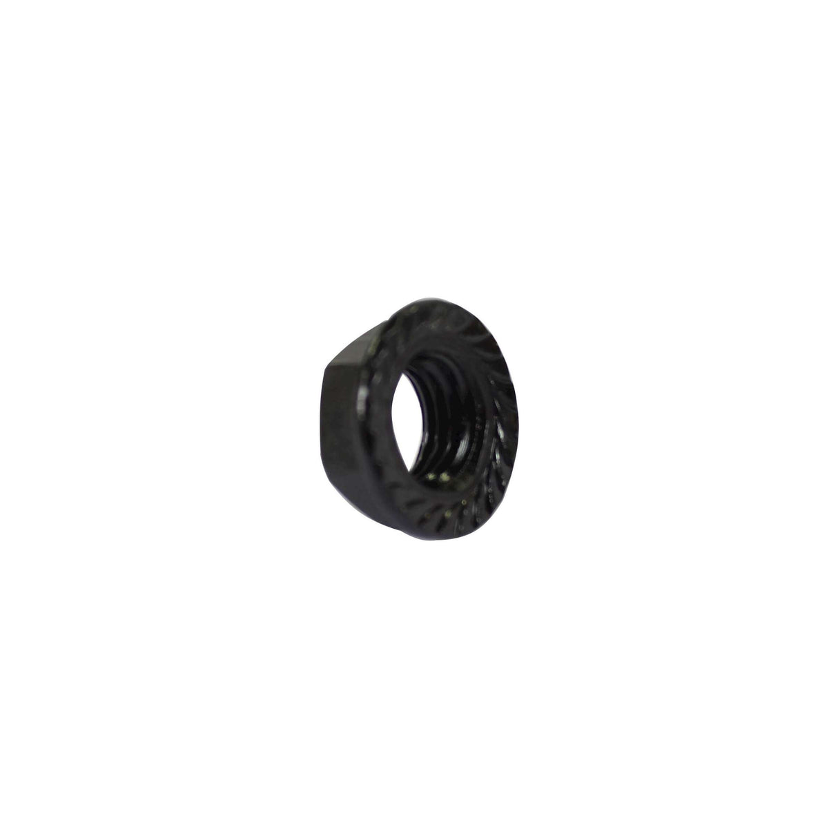 Nut for spieloos cranket with flange