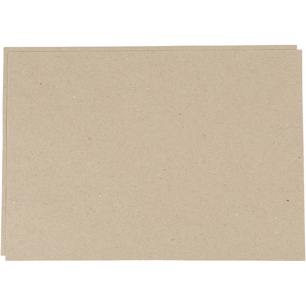 Creativ company kraft-papier, a4, vel 210x297 mm, 135 gr, grijs bruin, 500 vel 1 doos