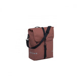 Odense Single - spacious single pannier - unisex - water-repellent polyester - rust - 17.5L