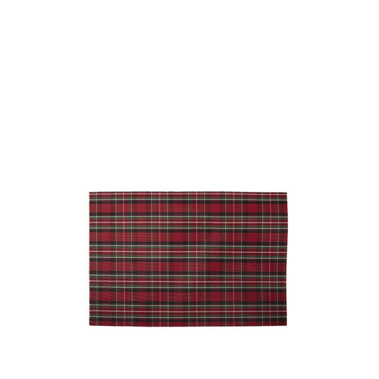 Svenska living placemat 30x45cm kerst ruit