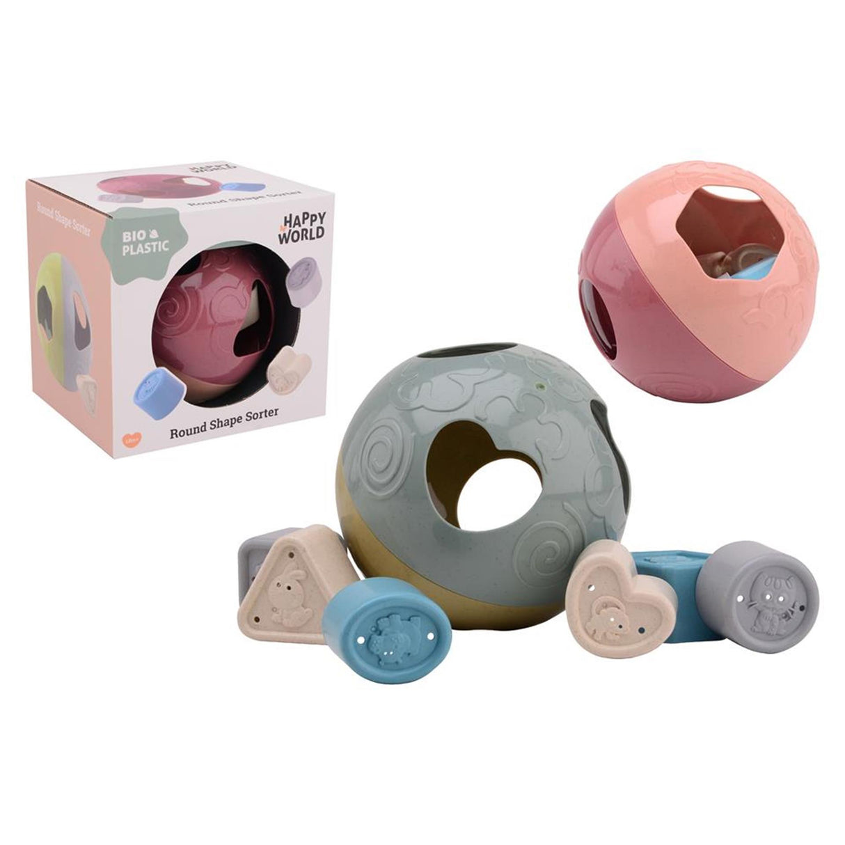 Johntoy Happy World Bio Shape Sorter