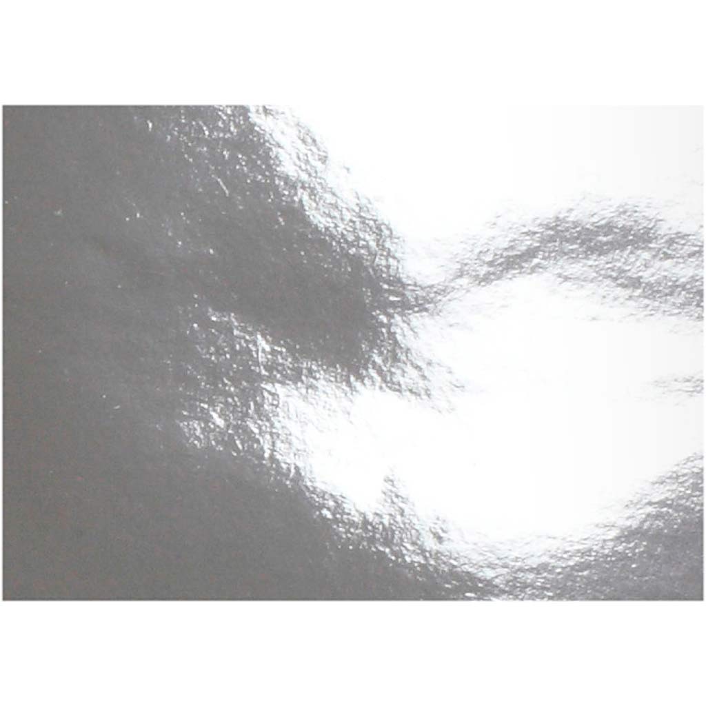 Creativ company metallic papier, a4, vel 210x297 mm, 120 gr, zilver, 10 vel 1 doos