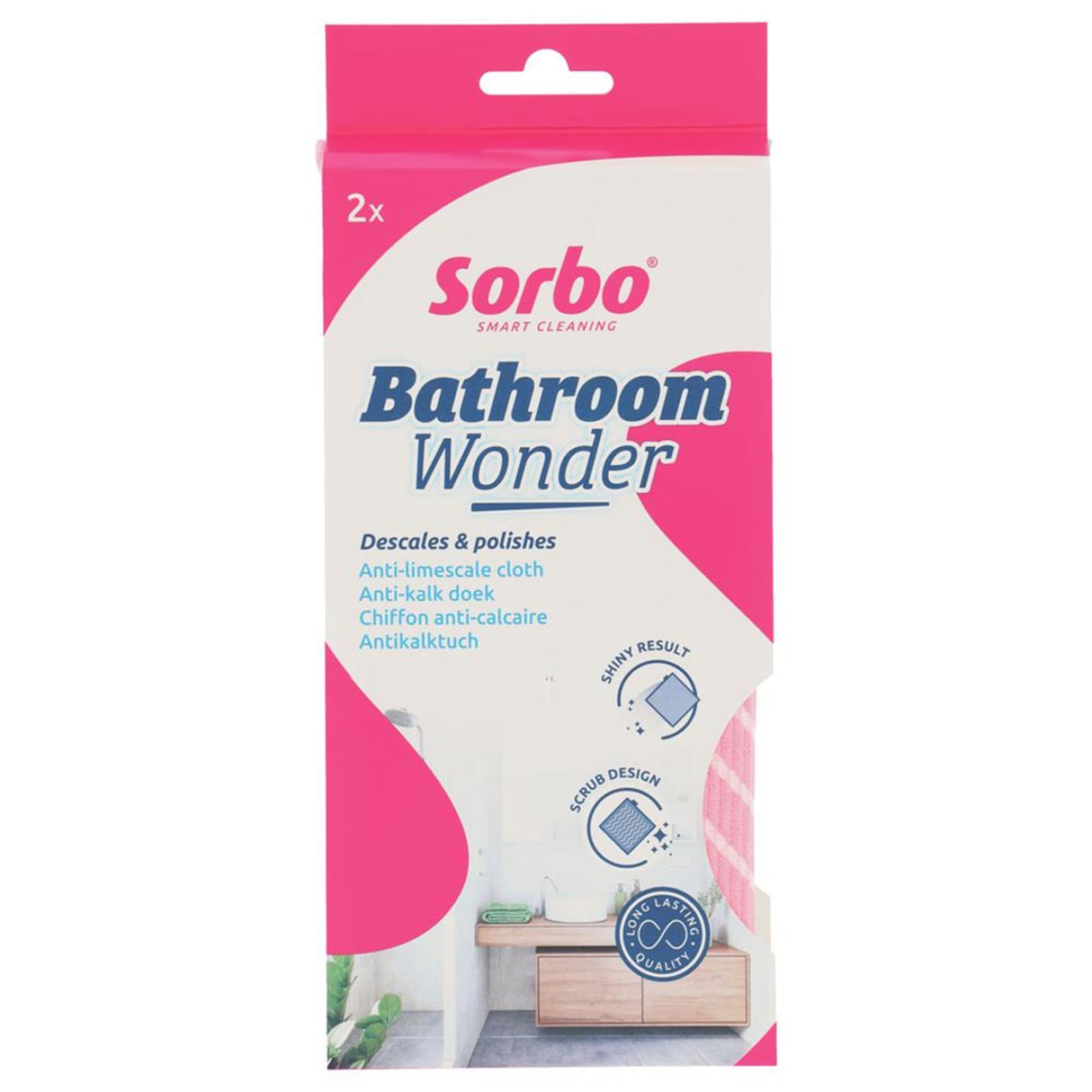 Sorbo badkamer wonder 33x34cm set a 2st