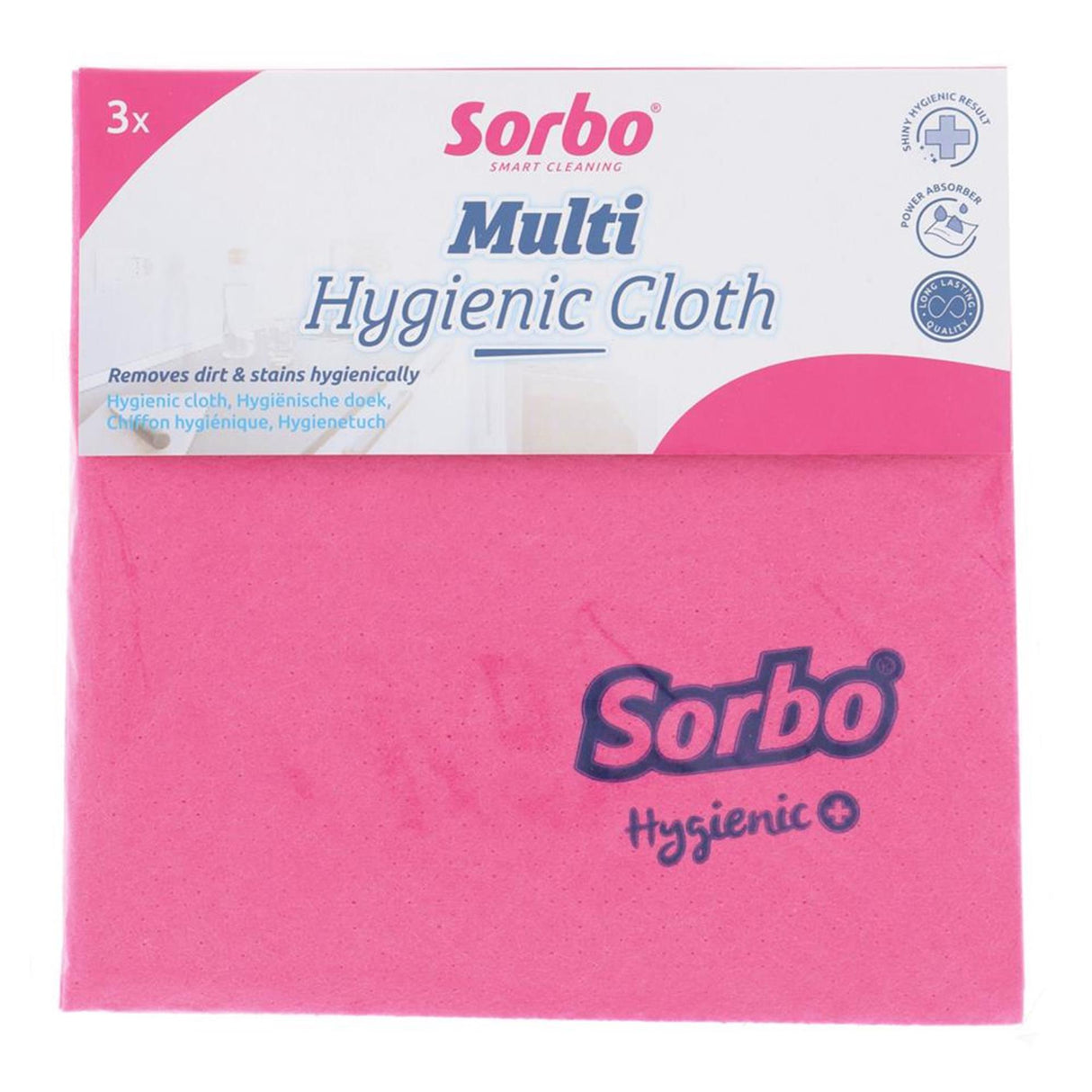 Sorbo hygienic+ huishouddoekjes set a 3