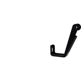 Forlygte krog kronbolt sort