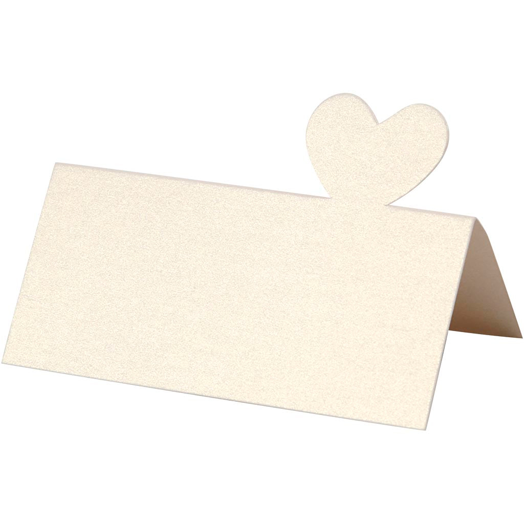 Creativ company naamkaarten, afm 8x8,5 cm, 120 gr, off-white, 20 stuk 1 doos