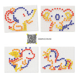 Quercetti Instek Mosaic, 100 zatičev