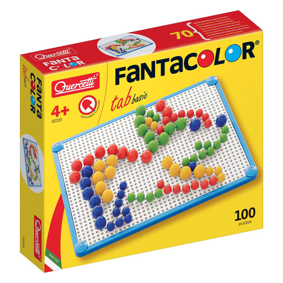 Quercetti Plug-in Mosaic, 60 nastaa