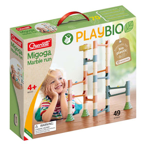 Quercetti playbio migoga marble track, 49 pcs