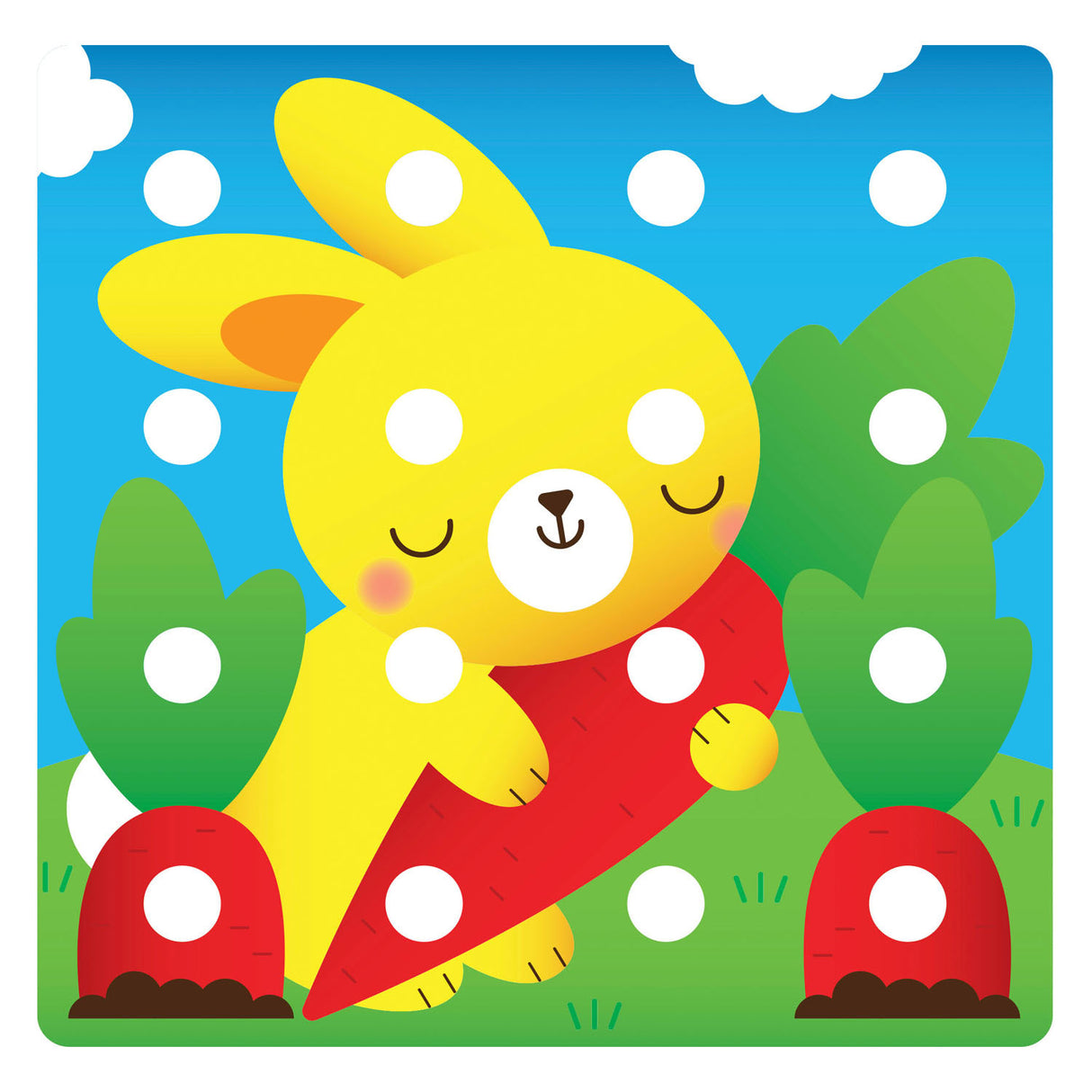 Quercetti Jumbo Peggy Evo Insteek Mosaic, 41 stift