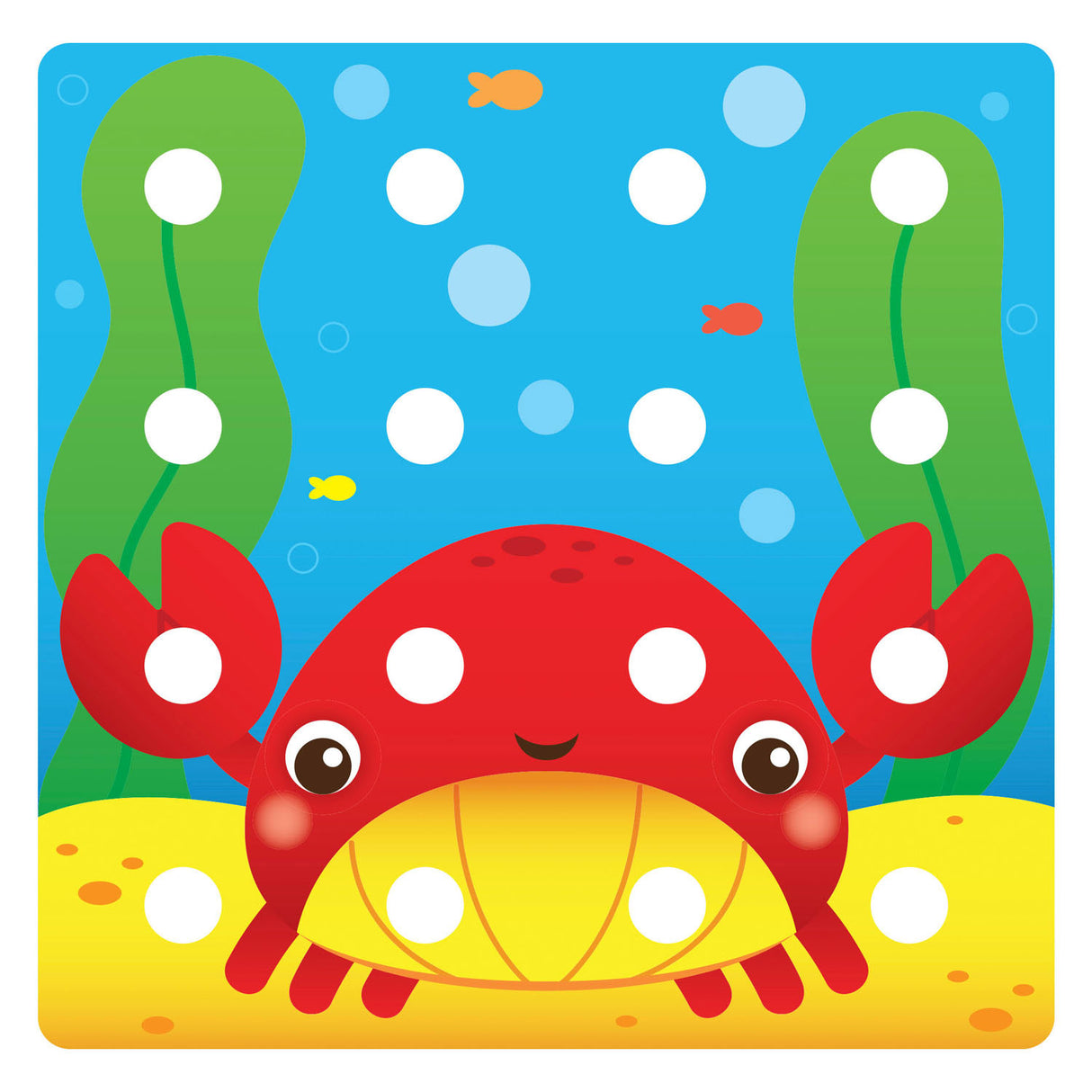 Quercetti Jumbo Peggy Evo Insteek Mosaic, 41 stift