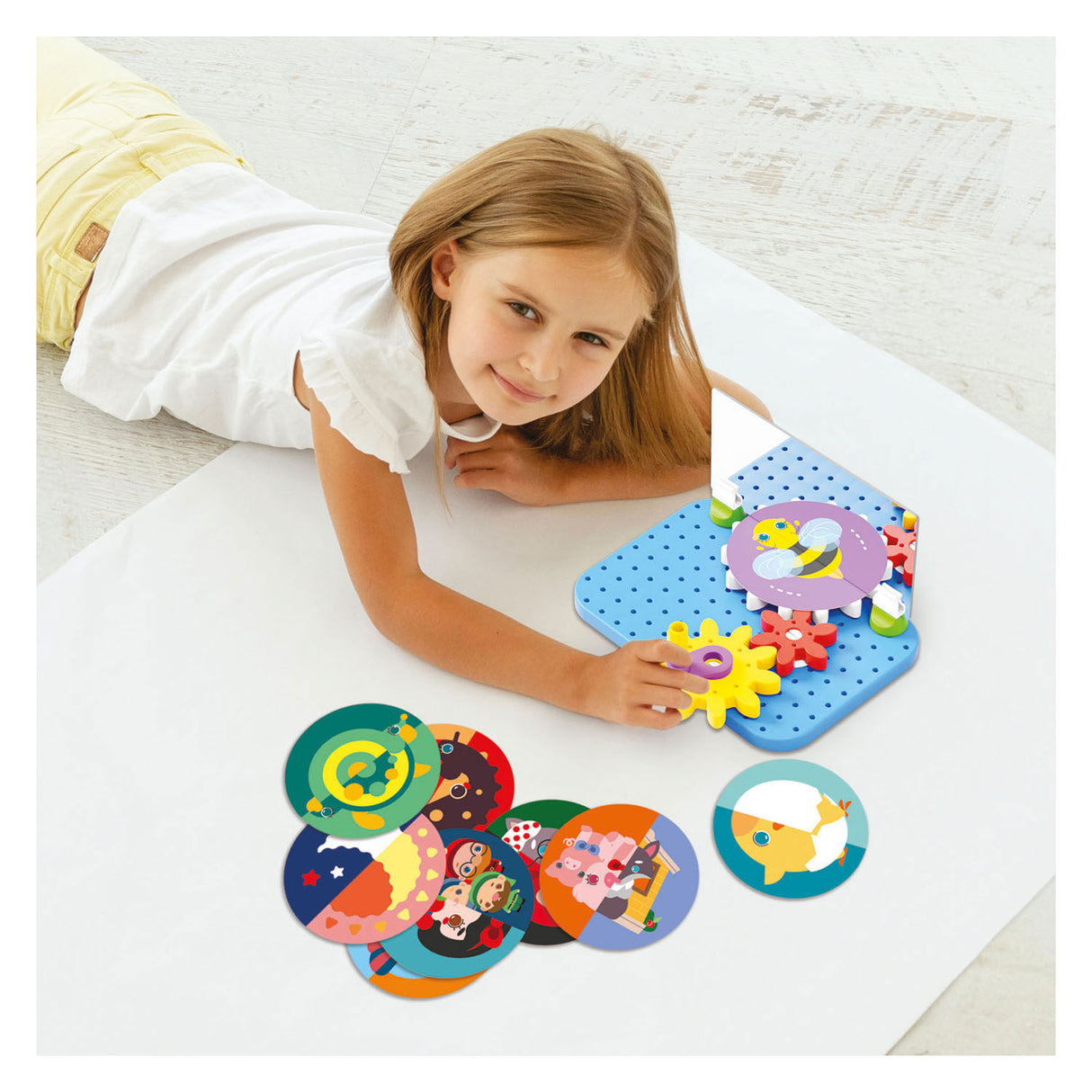 Quercetti mirrorello varustesarja eläimiä