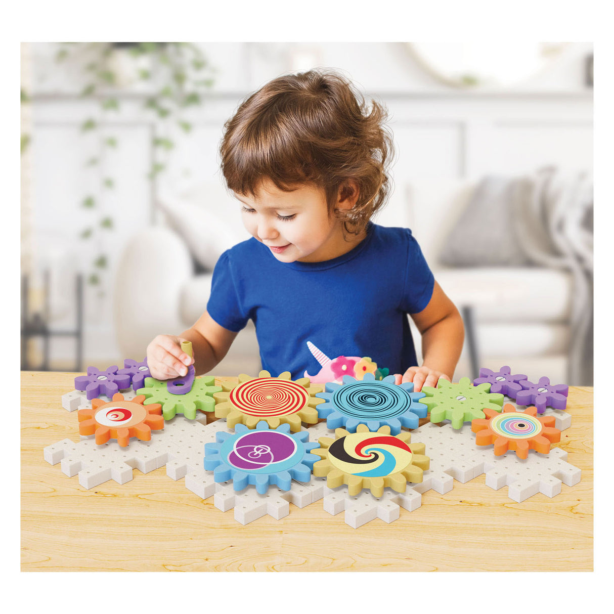 Quercetti Kaleido Gears Play Eco Gear Set, 38DLG.