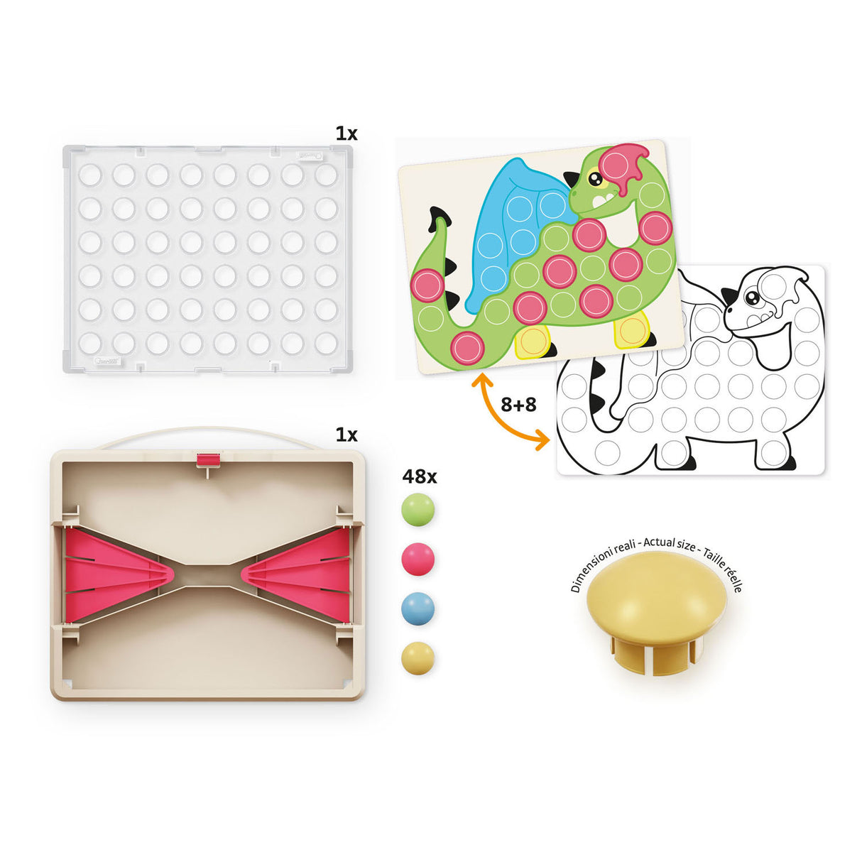 Quercetti Fantacolor Junior Play Eco Mosaic