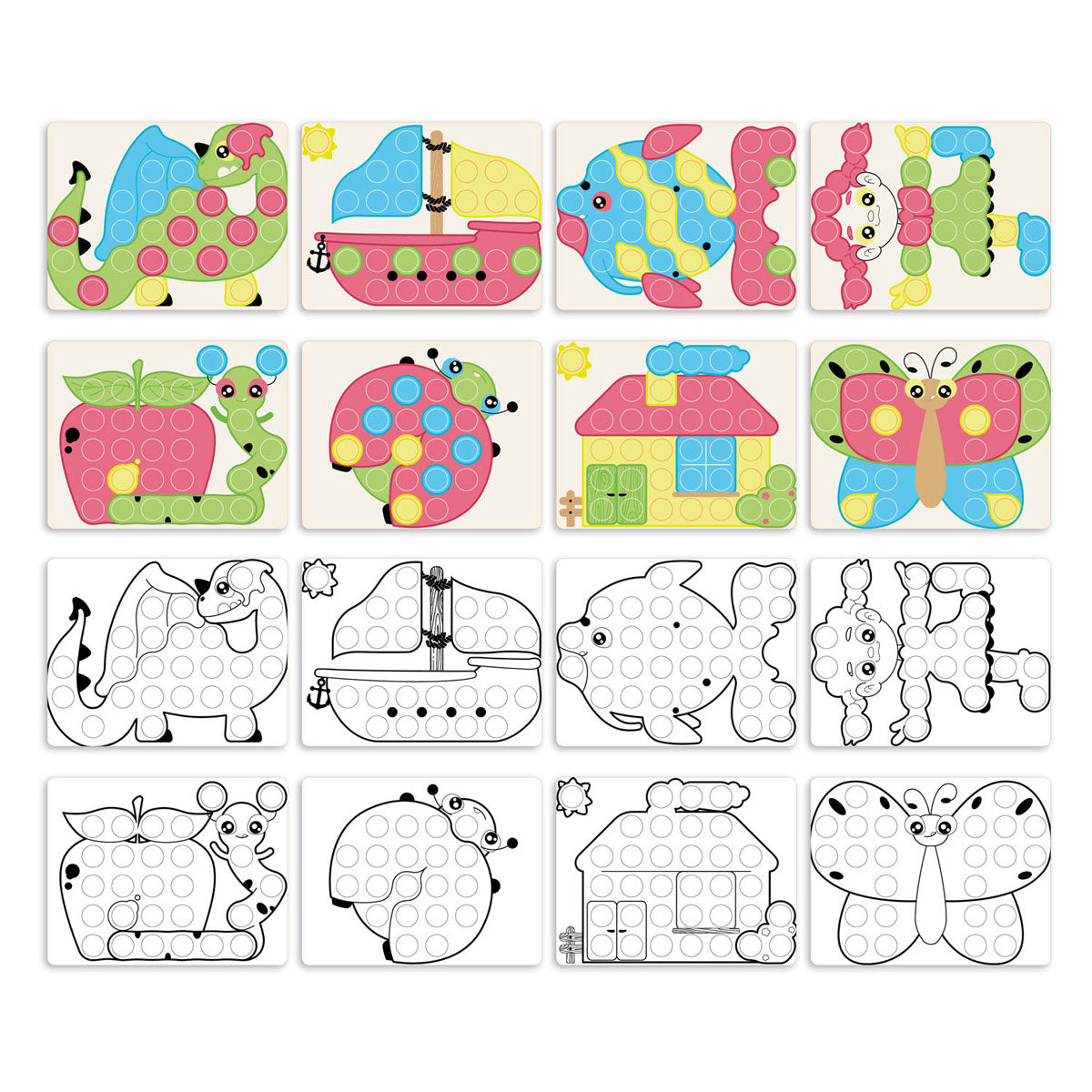 Quercetti Fantacolor Junior Play Eco Mosaic