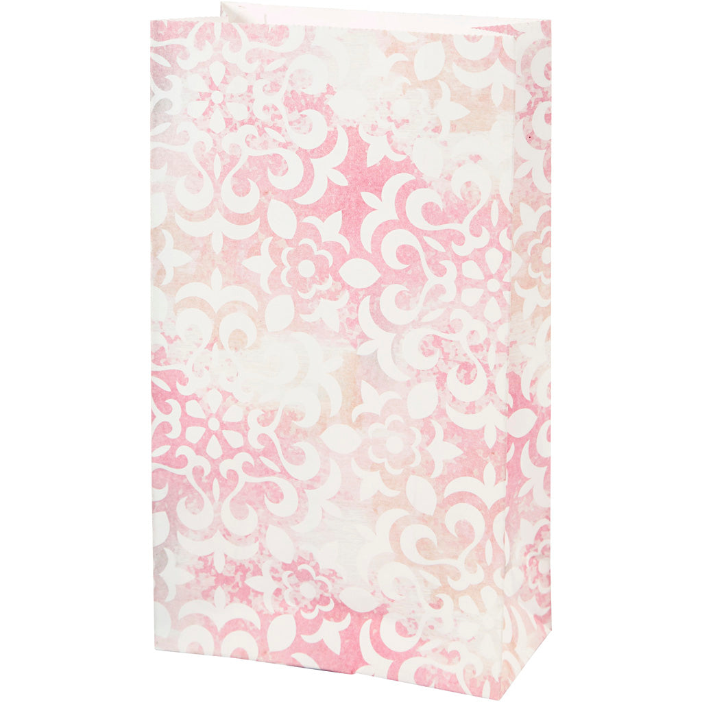 Vivi Gade paper bags, watercolor, h: 21 cm, dim: 6x12 cm, 80 g, 8 pieces 1 box