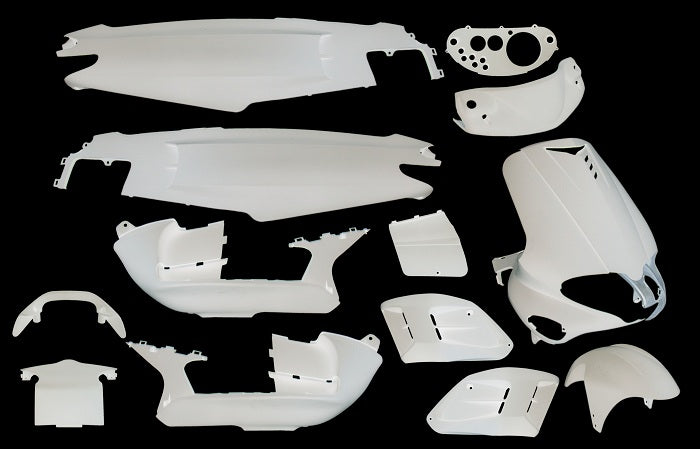 Edge Place 15-piece for Gilera Runner until year of construction 08-2005-Glossy White