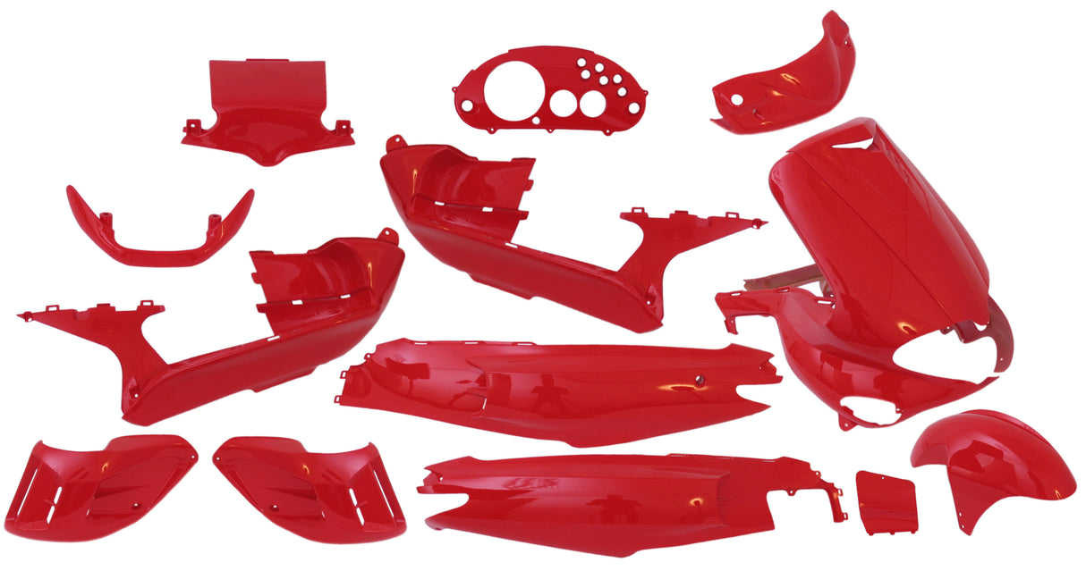 Rand Plaz 15-Stéck fir Leefer an de Joer vum Bau 08-2005 Ferrari Rood