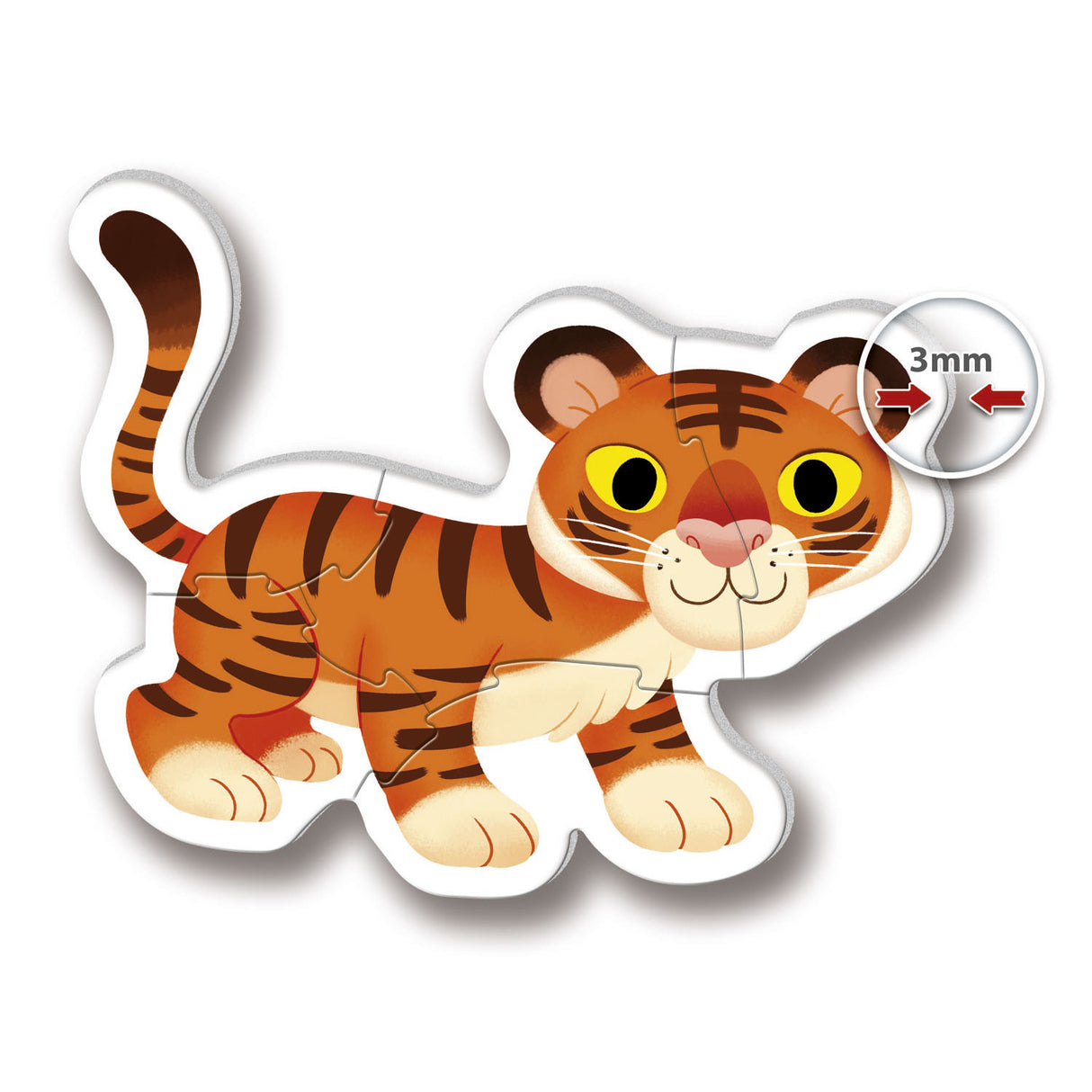 Clementoni puzzle i miei primi 2, 3, 4, 5 pezzi di animali selvatici