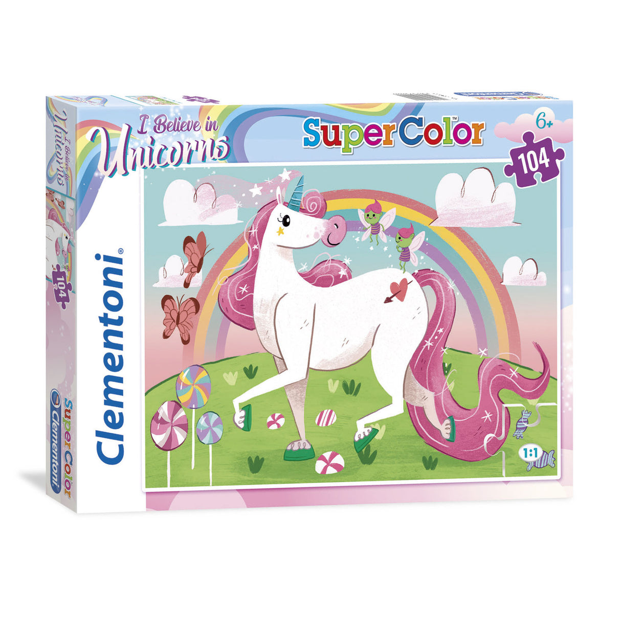 Cleronni Puzzle Unicorn, 104st.