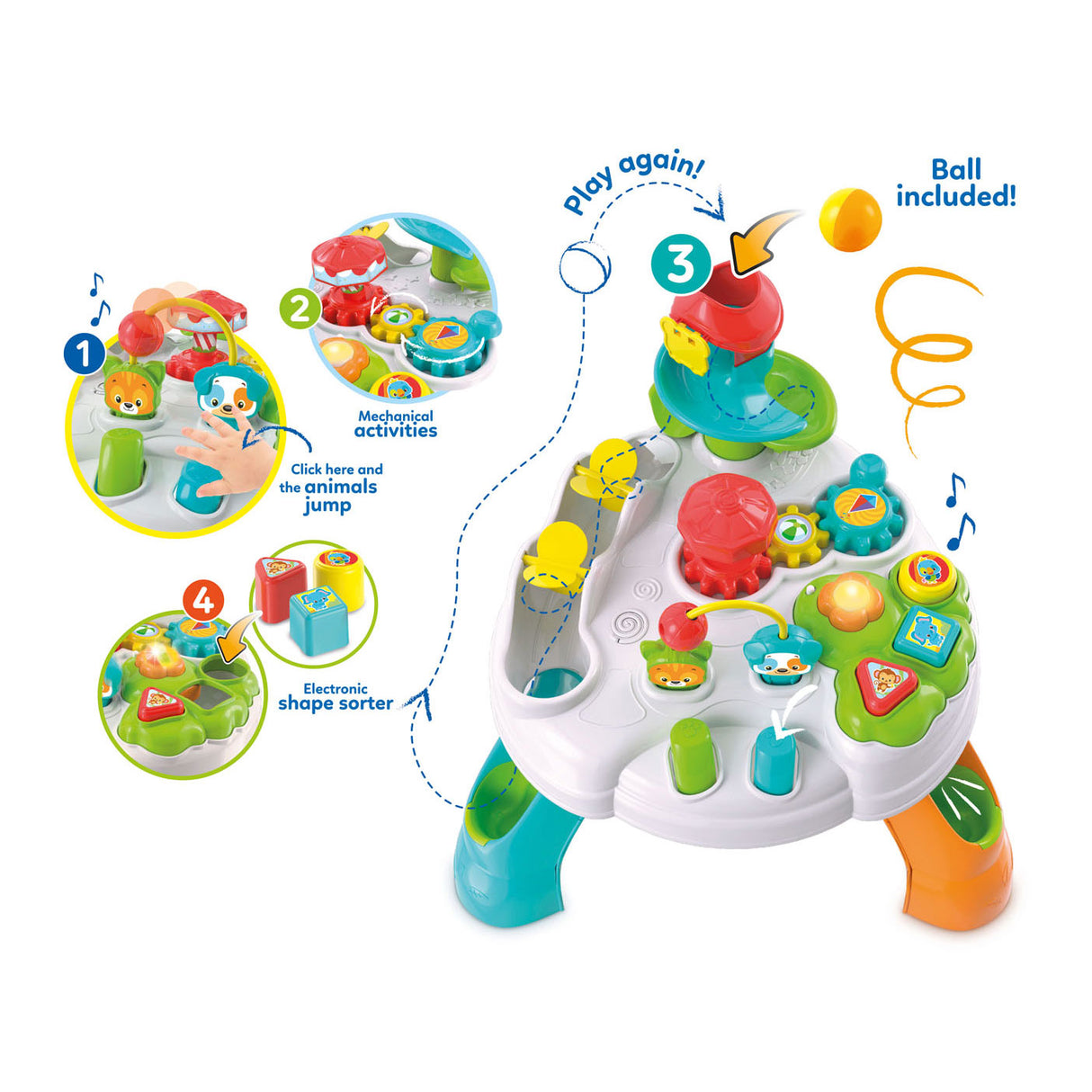 Clementoni Baby Interactive Tabela